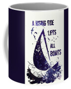 A Rising Tide Lifts All Boats Print A Rising Tide Quote 
