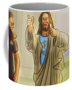 Jesus with the Gas Monkeys - Coffee Mug Product by Matthias Zegveld
