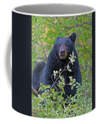 Extra Large Black Bear in the Berries Coffee Mug