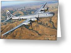 B-29 On Silver Wings Print by Shepherd Travis ART PRINT 