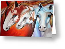 Horse Family - Good Luck #1 Painting by Sheetal Bhonsle - Pixels