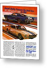 1967 Ford Mustang Shelby GT350 and GT500 Digital Art by Digital Repro ...