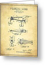 Vintage Fishing Lure Patent Drawing from 1956 #3 Art Print by Aged