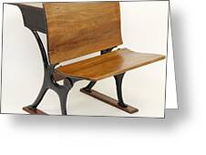 Antique School Desk Chair Combination Photograph By Lee Serenethos