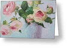 Beautiful Roses Oil Palette Knife painting Painting by Chris Hobel ...