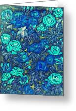 Blue Roses Painting by Dimitra Papageorgiou - Fine Art America