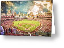 St. Louis Cardinals Busch Stadium Texture 9252 by David Haskett II
