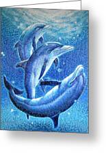 Dolphin Trio Painting by Mia Tavonatti - Fine Art America
