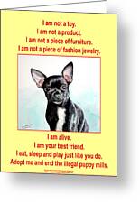 End The Puppy Mills Greeting Card End The Puppy Mills Greeting Card