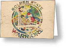 Golden State Warriors Retro Logo Sticker by Florian Rodarte - Pixels