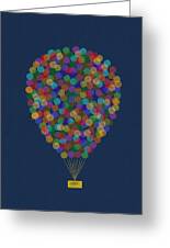 Hot Air Balloon String Art, Hot Air Balloon, Colourful, Childrens
