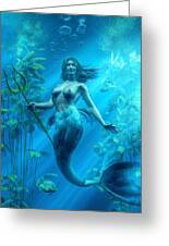 Mermaid Underwater Canvas Print