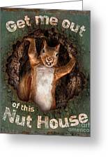 The Nut House Greeting Card by JQ Licensing
