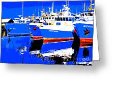 fishing boats in the fremantle harbour 2 photograph by