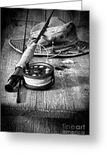 Fly fishing equipment with old hat on bench #1 Photograph by Sandra  Cunningham - Fine Art America