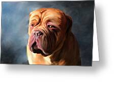 Stormy Dogue Greeting Card by Michelle Wrighton