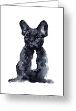 Black french bulldog watercolor poster Painting by Joanna Szmerdt ...