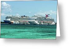 Wall Art Canvas Picture Print Cruise Ship in Bahamas 3.2 