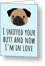 For Husband Dog Boyfriend Pug I Love You Card Wife Him For Her Girlfriend Funny Anniversary Card Happy Anniversary Cards Pun Card I Puggin Love You Cute Love Cards