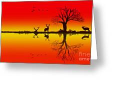Drawings Simple Landscape Paintings Sunset With Birds Nature An Fleece  Blanket
