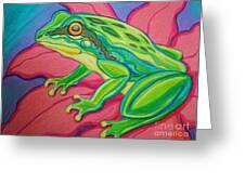 Frog on flower Drawing by Nick Gustafson | Fine Art America