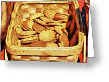 Ginger Snap Cookies in Basket Duvet Cover by Susan Savad - Susan Savad -  Artist Website