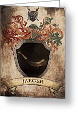 Jaeger Coat of Arms - Germany - AOT Digital Art by Daniel Clark 