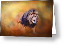 Lion - Pride Of Africa 3 - Tribute To Cecil Greeting Card