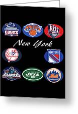 New York Professional Sport Teams Collage Tapestry by Movie Poster Prints -  Pixels Merch