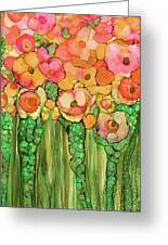 Poppy Bloomies 1 - Orange Mixed Media by Carol Cavalaris - Fine Art America