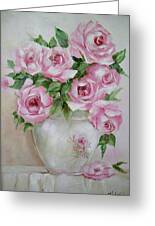 Rose Vase Painting by Chris Hobel - Fine Art America