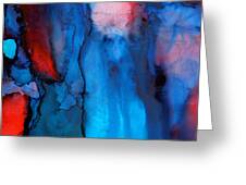 The Potential Within - Squared 3 - Triptych Greeting Card by Michelle Wrighton