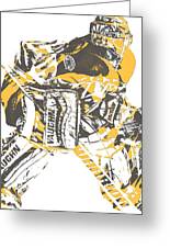 Tuukka Rask Boston Bruins Abstract Art 1 Poster by Joe Hamilton