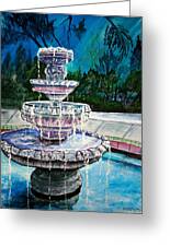 Water Fountain Acrylic Painting Art Print Yoga Mat by Derek Mccrea - Pixels  Merch
