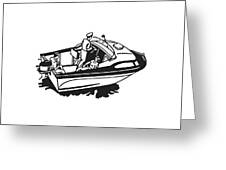 Speed Boat #1 Wood Print by CSA Images - Fine Art America