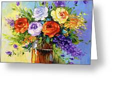 Bouquet of roses Painting by Olha Darchuk - Fine Art America