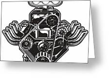Detailed Cartoon Turbo Engine Canvas Print / Canvas Art by Mechanik - Fine  Art America