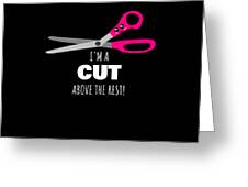 Im A Cut Above The Rest Cute Scissors Pun Metal Print by DogBoo - Fine Art  America