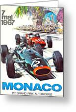 Poster Sport Auto 7/71 Indianapolis LeMans GP Monaco 