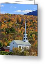 3dRose 147614_1 Autumn Community Church in Stowe Vermont USA Mug 11 oz Ceramic