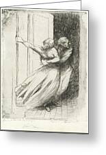Art Print : The Rape, plate eight from Woman, Albert Besnard, c 1910, -  Historic Pictoric