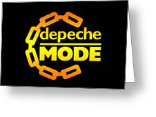Favorite rock band logo depeche mode band Duvet Cover
