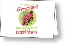 Real Princess Hockey Jersey Ice Hockey Player Girl' Sticker