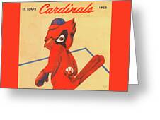 1952 St. Louis Cardinals Art Tapestry by Row One Brand - Pixels Merch