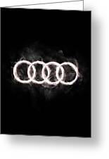 Audi logo Digital Art by Colorfux - Pixels