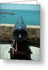 Cannon from the Castle of Sines Bath Towel by Angelo DeVal - Pixels