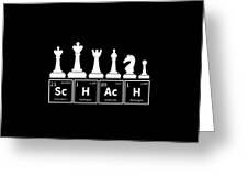 Chess Pieces Pawn King Queen Checkmate Strategy Gift Greeting Card by  Thomas Larch