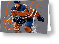 Connor McDavid for Edmonton Oilers fans 02 Greeting Card by Kha
