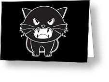 Cute angry cat hissing No. Sticker by StockPhotosArt Com - Pixels