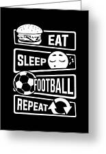 Eat Sleep Football Repeat - Engraved Football Tumbler, Football Lover Cup,  Football Player Gift Cup